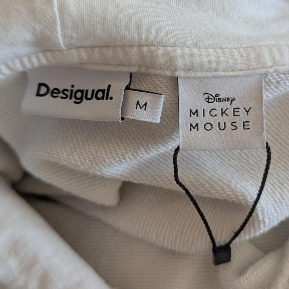 Desigual x M. Christian Lacroix Cubist Mickey Mouse Hoodie Medium - Picture 8 of 8